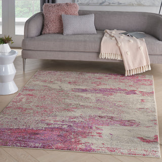 The Rug Corner Nourison Home Celestial CES02 IVPNK Area Rugs  