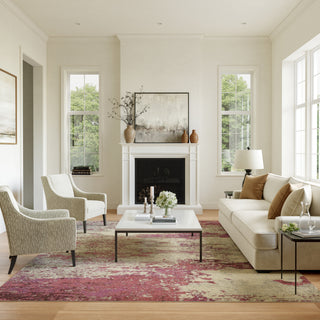 The Rug Corner Nourison Home Celestial CES02 IVPNK Area Rugs  