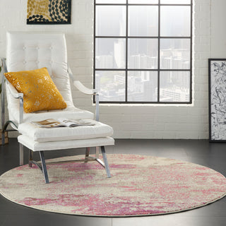 The Rug Corner Nourison Home Celestial CES02 IVPNK Area Rugs  