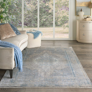 Nourison Home - Starry Nights Cream/Blue Area Rug STN06