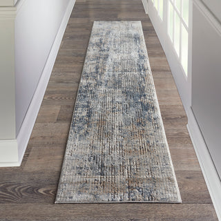 The Rug Corner Nourison Home Nourison Home - Quarry Blue/Beige Area Rug QUA02  