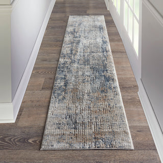 The Rug Corner Nourison Home Nourison Home - Quarry Blue/Beige Area Rug QUA02  