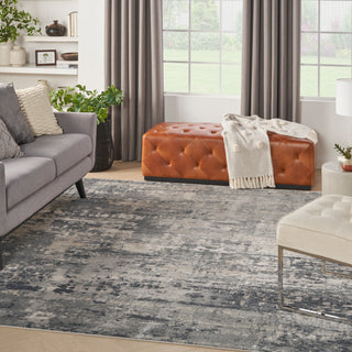 The Rug Corner Nourison Home Quarry QUA04 GRYBG Area Rugs  