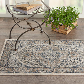 The Rug Corner Nourison Home Nourison Home - Quarry Ivory/Green Area Rug QUA05  