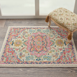 The Rug Corner Nourison Home Nourison Home - Passion Ivory/Pink Area Rug PSN25  