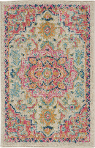 The Rug Corner Nourison Home Nourison Home - Passion Ivory/Pink Area Rug PSN25  