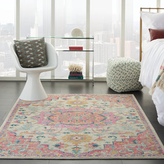 The Rug Corner Nourison Home Nourison Home - Passion Ivory/Pink Area Rug PSN25  