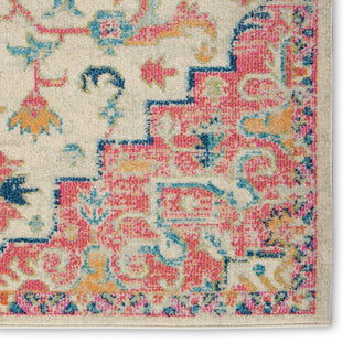 The Rug Corner Nourison Home Nourison Home - Passion Ivory/Pink Area Rug PSN25  