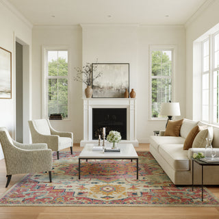 The Rug Corner Nourison Home Nourison Home - Passion Ivory/Pink Area Rug PSN25  