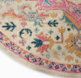 The Rug Corner Nourison Home Nourison Home - Passion Ivory/Pink Area Rug PSN25  