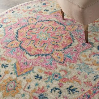 The Rug Corner Nourison Home Nourison Home - Passion Ivory/Pink Area Rug PSN25  