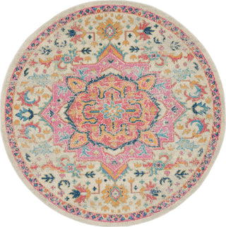 The Rug Corner Nourison Home Nourison Home - Passion Ivory/Pink Area Rug PSN25  