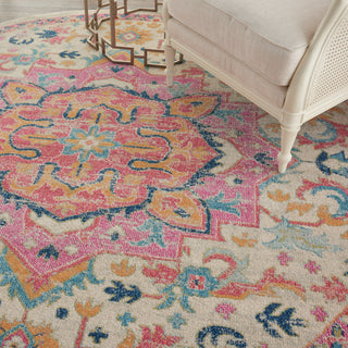 The Rug Corner Nourison Home Nourison Home - Passion Ivory/Pink Area Rug PSN25  