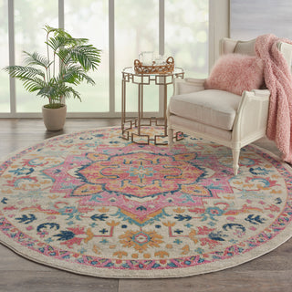 The Rug Corner Nourison Home Nourison Home - Passion Ivory/Pink Area Rug PSN25  