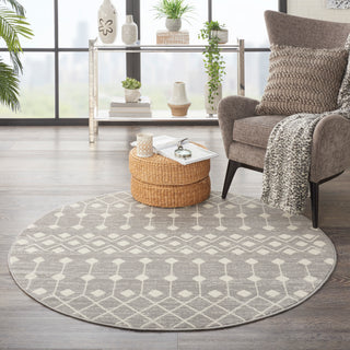 The Rug Corner Nourison Home Grafix GRF37 GREY Area Rugs  