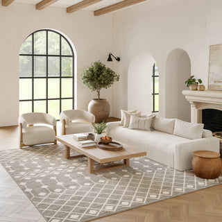 The Rug Corner Nourison Home Grafix GRF37 GREY Area Rugs  