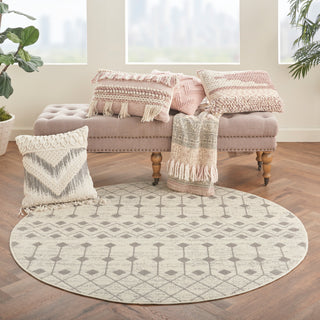 The Rug Corner Nourison Home Grafix GRF37 IVGRY Area Rugs  