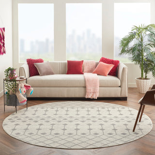 The Rug Corner Nourison Home Grafix GRF37 IVGRY Area Rugs  