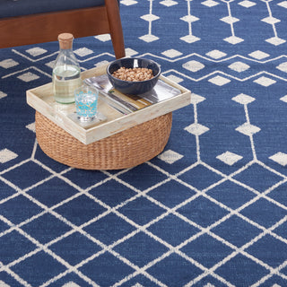 The Rug Corner Nourison Home Grafix GRF37 NAVY Area Rugs  