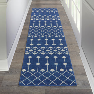 The Rug Corner Nourison Home Grafix GRF37 NAVY Area Rugs  