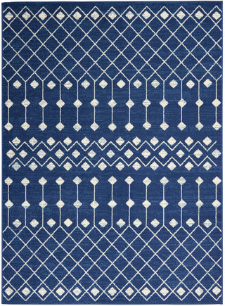 The Rug Corner Nourison Home Grafix GRF37 NAVY Area Rugs  