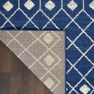 The Rug Corner Nourison Home Grafix GRF37 NAVY Area Rugs  