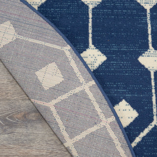 The Rug Corner Nourison Home Grafix GRF37 NAVY Area Rugs  