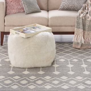 The Rug Corner Nourison Home Grafix GRF37 GREY Area Rugs  
