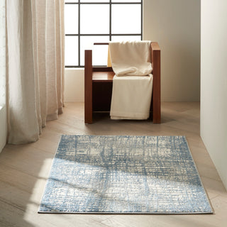 The Rug Corner Calvin Klein Calvin Klein Rush - Ivory/Blue Area Rug CK950  