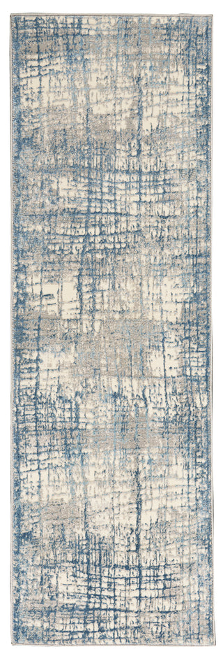 The Rug Corner Calvin Klein Calvin Klein Rush - Ivory/Blue Area Rug CK950  