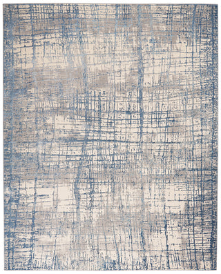 The Rug Corner Calvin Klein Calvin Klein Rush - Ivory/Blue Area Rug CK950  