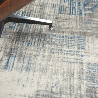 Nourison Home - Solace Ivory/Blue Area Rug SLA03