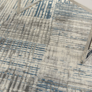 Nourison Home - Solace Ivory/Blue Area Rug SLA03