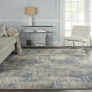Nourison Home - Solace Ivory/Blue Area Rug SLA03