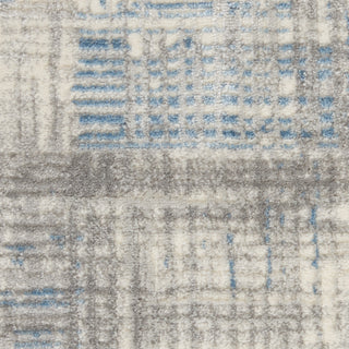 Nourison Home - Solace Ivory/Blue Area Rug SLA03