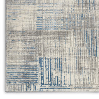 Nourison Home - Solace Ivory/Blue Area Rug SLA03