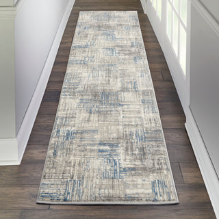Nourison Home - Solace Ivory/Blue Area Rug SLA03
