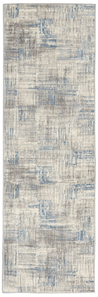 Nourison Home - Solace Ivory/Blue Area Rug SLA03