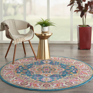 The Rug Corner Nourison Home Nourison Home - Passion Teal/Multi Area Rug PSN20  