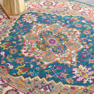 The Rug Corner Nourison Home Nourison Home - Passion Teal/Multi Area Rug PSN20  