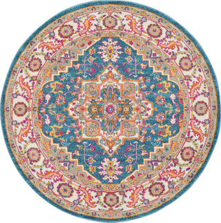 The Rug Corner Nourison Home Nourison Home - Passion Teal/Multi Area Rug PSN20  