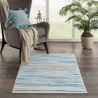 The Rug Corner Nourison Home Jubilant JUB04 BLUE Area Rugs  