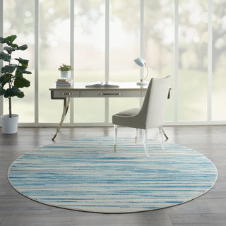 The Rug Corner Nourison Home Jubilant JUB04 BLUE Area Rugs  