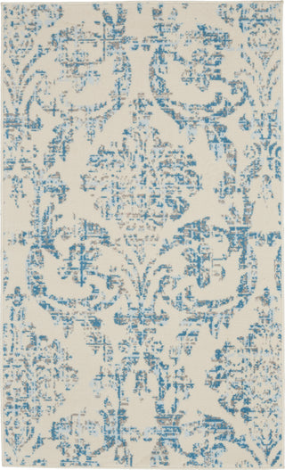 The Rug Corner Nourison Home Jubilant JUB09 IVBLU Area Rugs  