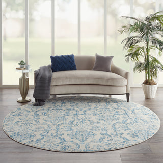 The Rug Corner Nourison Home Jubilant JUB09 IVBLU Area Rugs  