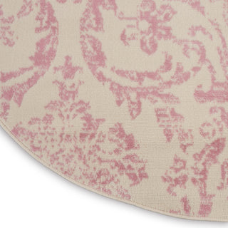 The Rug Corner Nourison Home Jubilant JUB09 IVPNK Area Rugs  