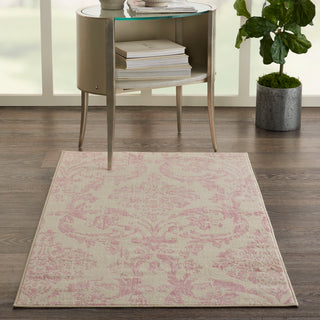 The Rug Corner Nourison Home Jubilant JUB09 IVPNK Area Rugs  