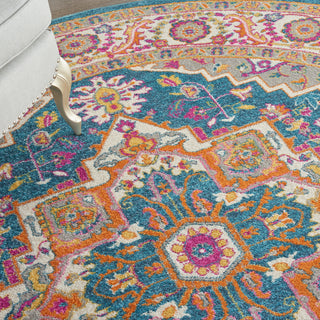 The Rug Corner Nourison Home Nourison Home - Passion Teal/Multi Area Rug PSN20  