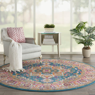 The Rug Corner Nourison Home Nourison Home - Passion Teal/Multi Area Rug PSN20  