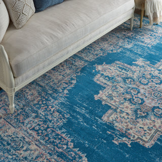 The Rug Corner Nourison Home Grafix GRF14 BLUE Area Rugs  